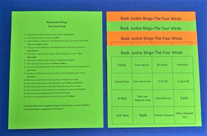 Royal Holiday Book Club Bingo Set